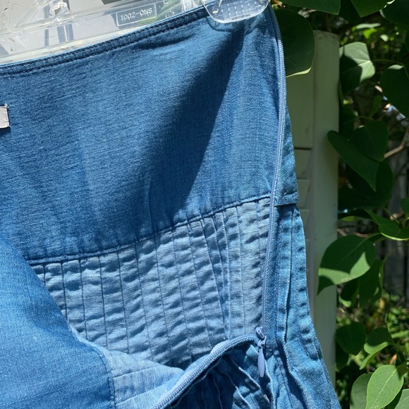 Flirty & Fun Loft Side Zip Denim Mini - Picture 6 of 7